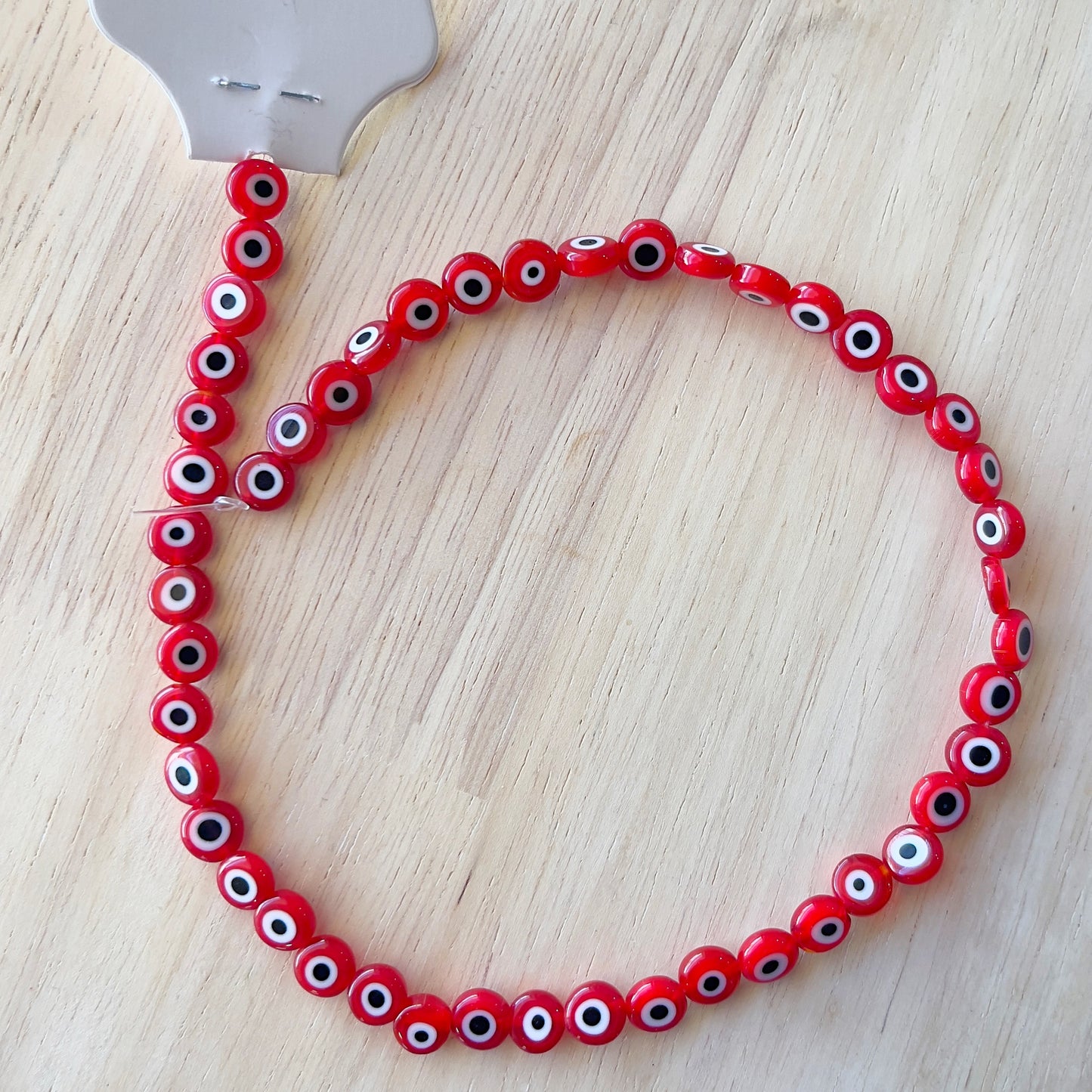 Red Evil Eye strand 8mm