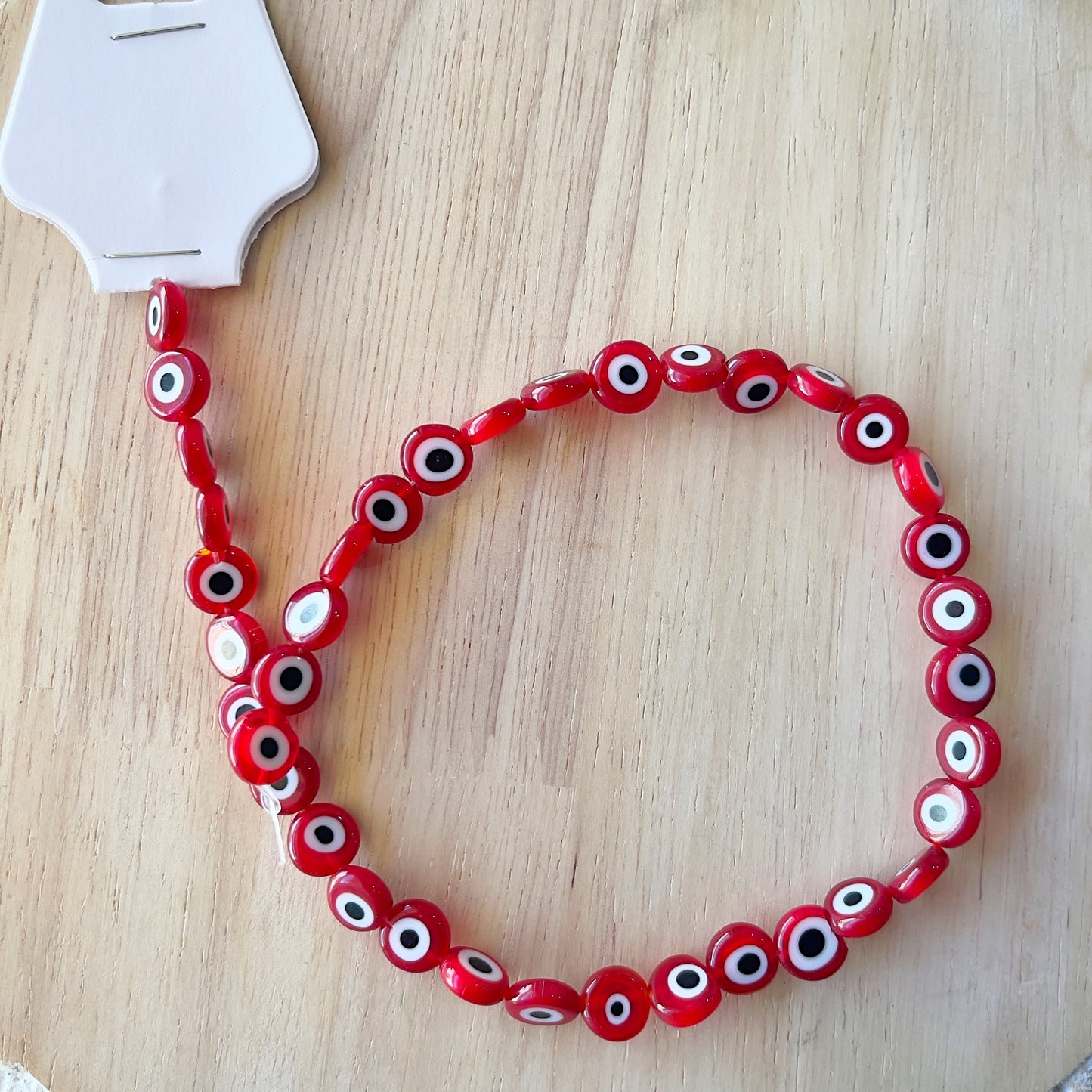 Red Evil Eye strand 10mm