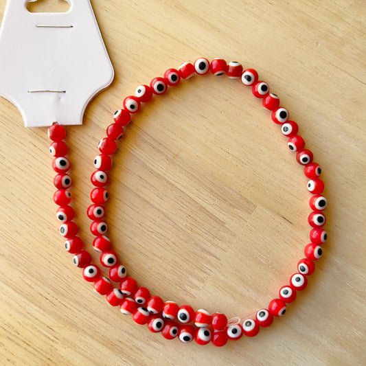Red Round Evil Eye
